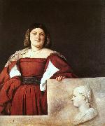 Portrait of a Woman called La Schiavona Titian